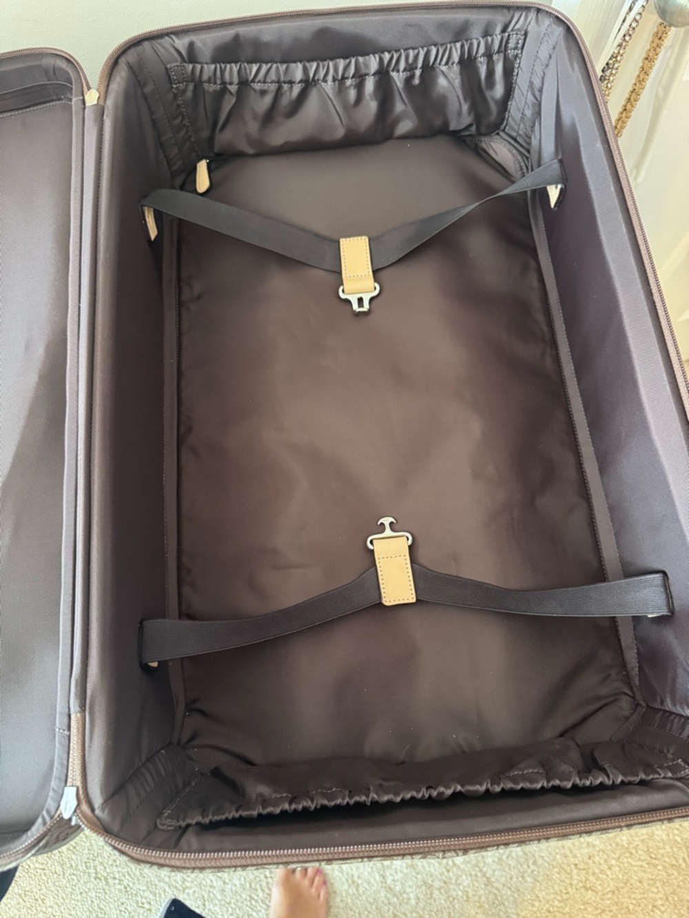 COACH Mini Signature Jaquard Rolling Suitcase - Picture 9 of 14